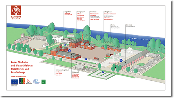 Landgut Stober Lageplan