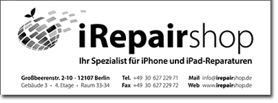 iRepairshop Schild